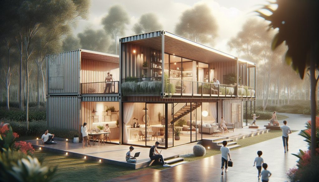 What Are Container Modular Homes: Industrial Chic Living