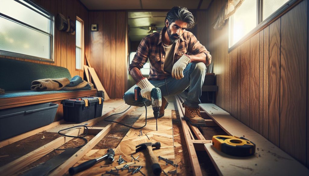 How to Replace Subfloor in a Trailer Home: DIY Repair