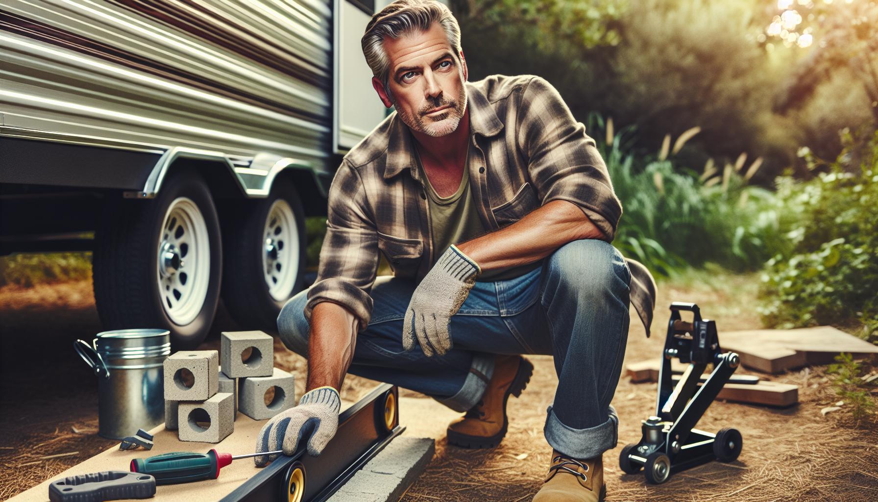 Step-by-Step Guide to Level Your Trailer Home