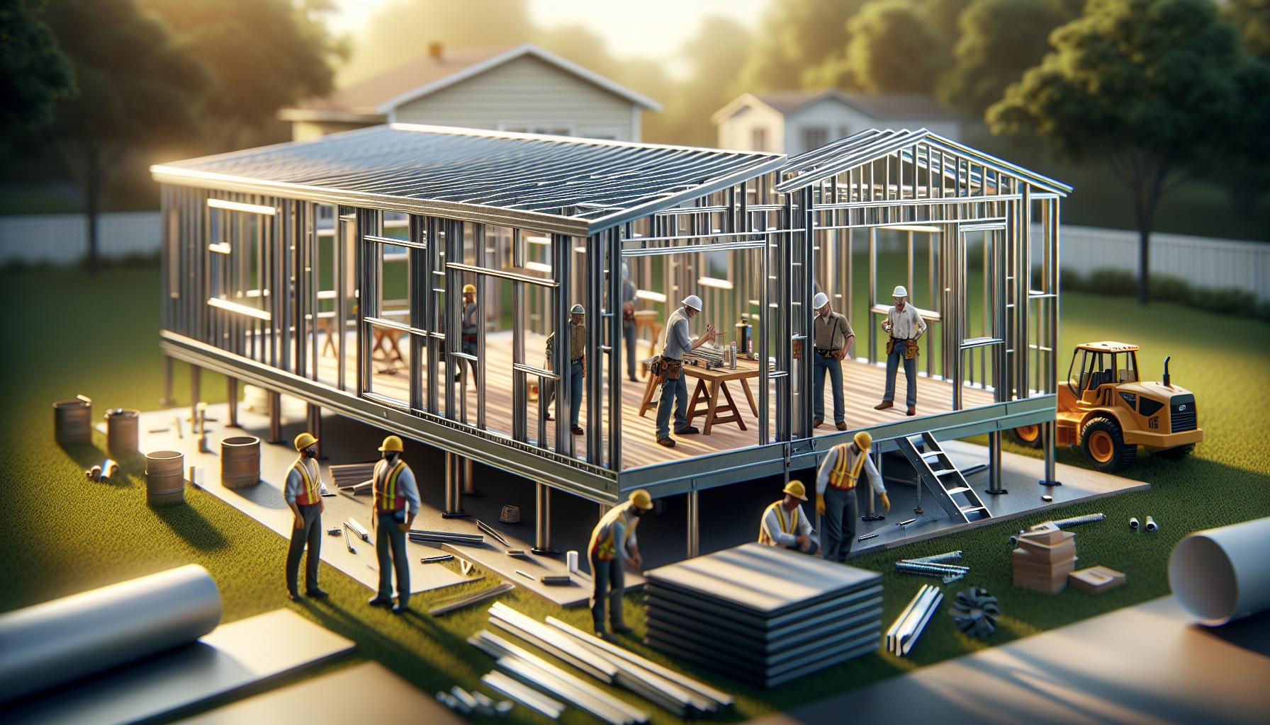 What Are Trailer Homes Made Of: Construction Materials 1 The Role of Steel Frames in Mobile Home Durability