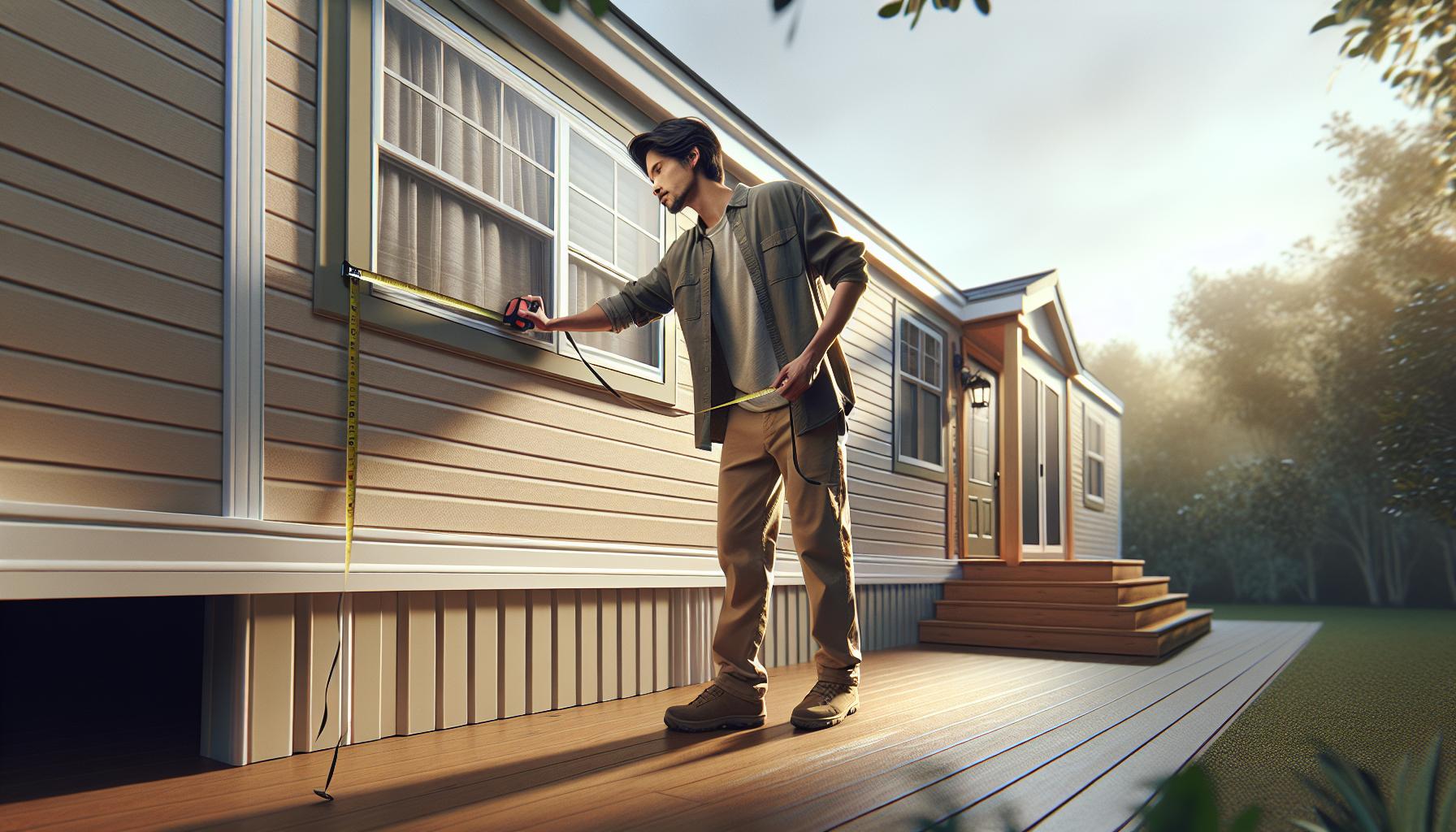 How to Measure a Single Wide Mobile Home's Width